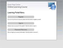 Tablet Screenshot of examprepcenter.com